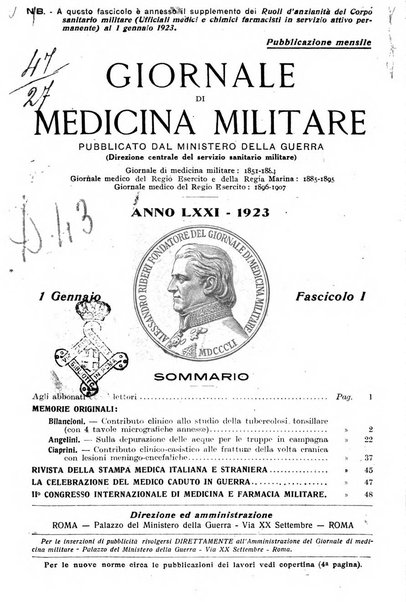 Giornale di medicina militare