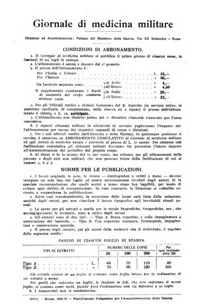 Giornale di medicina militare