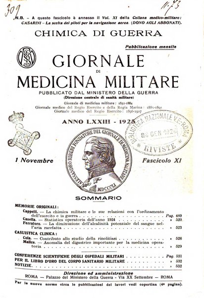 Giornale di medicina militare