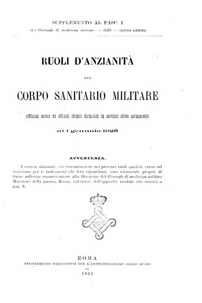 Giornale di medicina militare