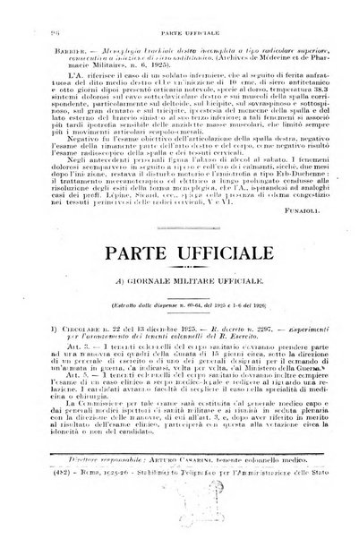 Giornale di medicina militare