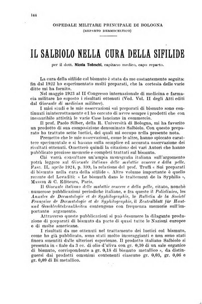 Giornale di medicina militare