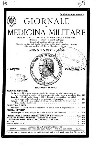 Giornale di medicina militare