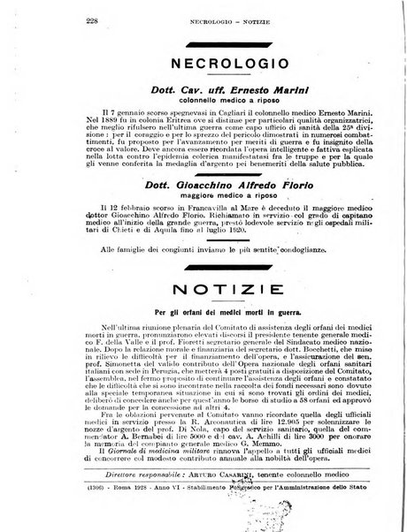 Giornale di medicina militare