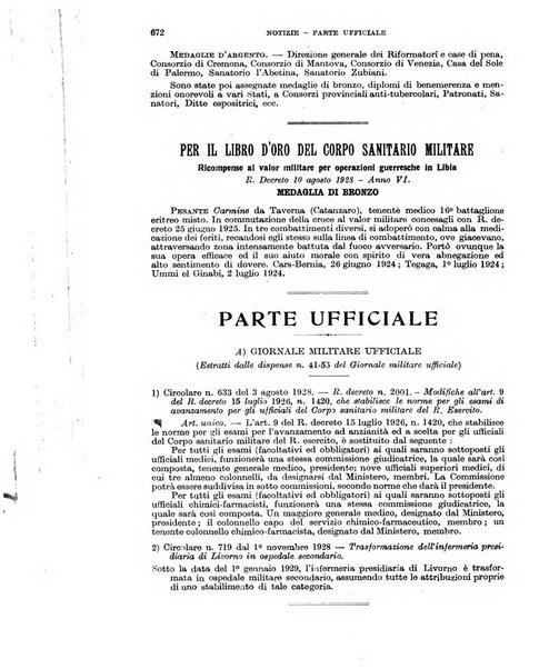 Giornale di medicina militare