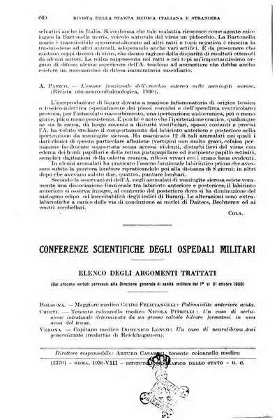 Giornale di medicina militare