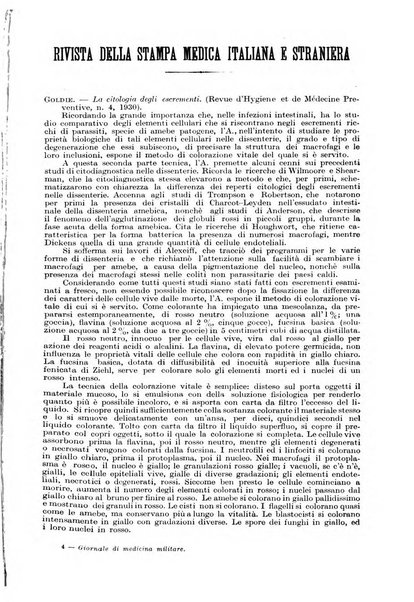 Giornale di medicina militare