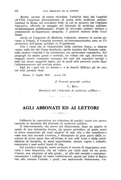 Giornale di medicina militare