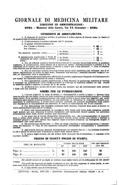 Giornale di medicina militare