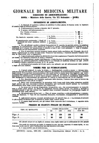 Giornale di medicina militare