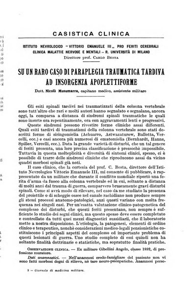 Giornale di medicina militare