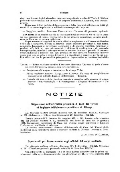 Giornale di medicina militare