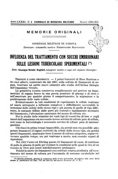 Giornale di medicina militare