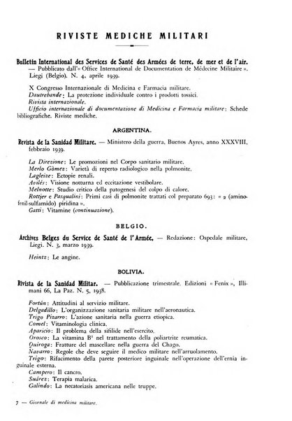 Giornale di medicina militare