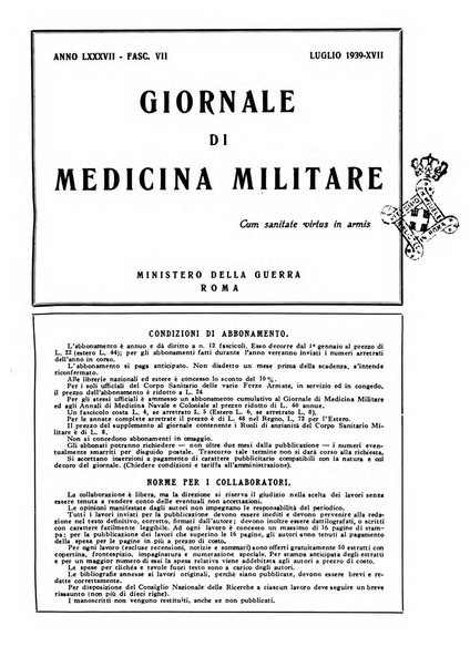 Giornale di medicina militare