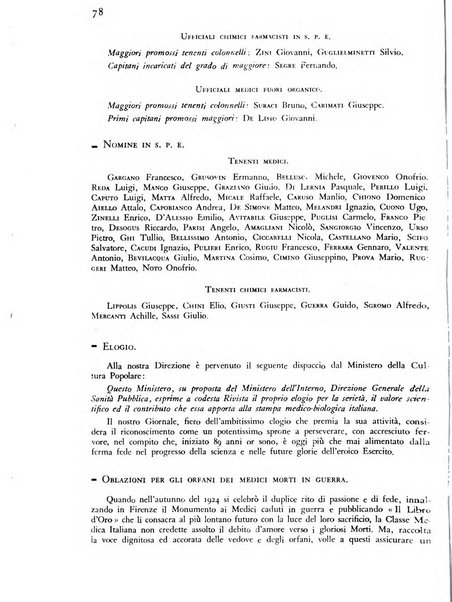 Giornale di medicina militare