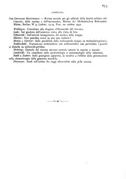 Giornale di medicina militare