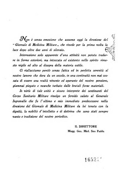 Giornale di medicina militare