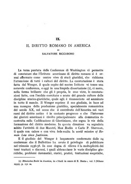 Bullettino dell'Istituto di diritto romano Vittorio Scialoja