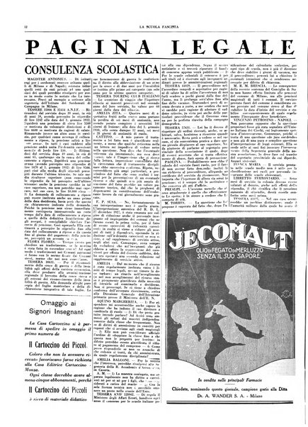 La scuola fascista settimanale di politica scolastica