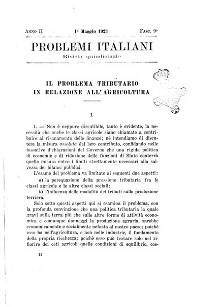 Problemi italiani rivista quindicinale