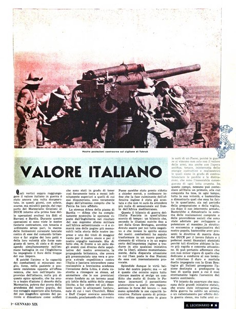 Il legionario organo dei fasci italiani all'estero e nelle colonie