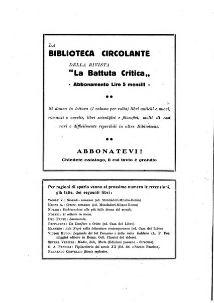 La battuta critica riverberi di vita