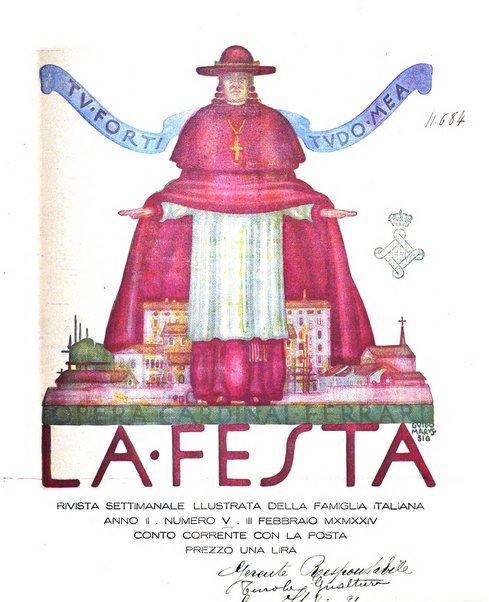 La festa rivista settimanale illustrata della famiglia italiana