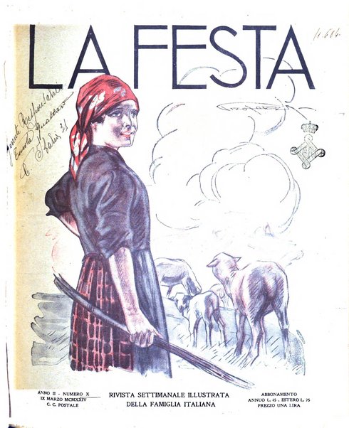 La festa rivista settimanale illustrata della famiglia italiana