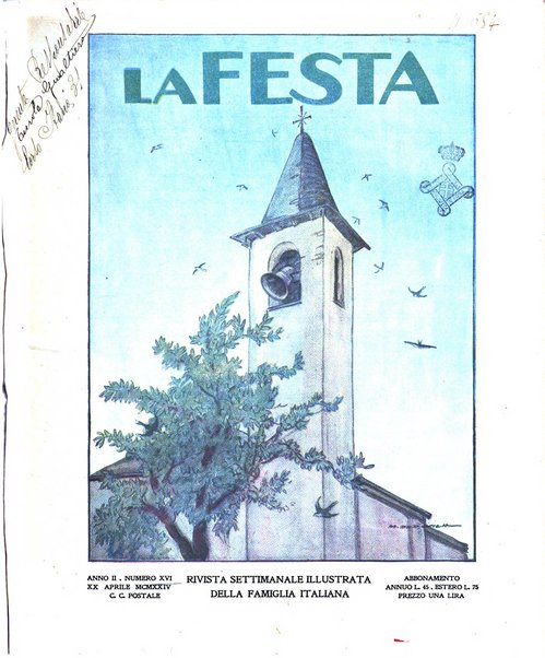 La festa rivista settimanale illustrata della famiglia italiana