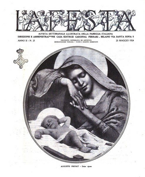 La festa rivista settimanale illustrata della famiglia italiana