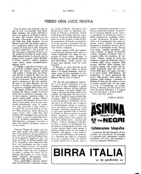 La festa rivista settimanale illustrata della famiglia italiana