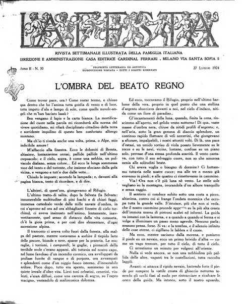 La festa rivista settimanale illustrata della famiglia italiana