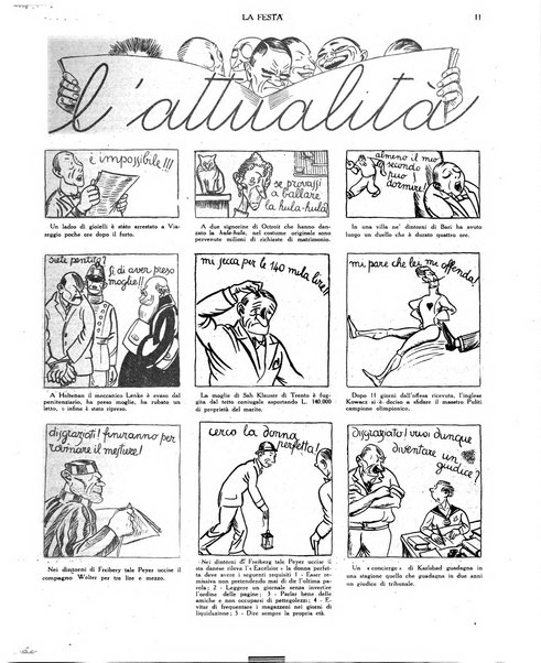 La festa rivista settimanale illustrata della famiglia italiana