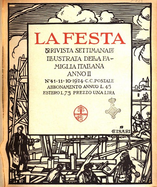 La festa rivista settimanale illustrata della famiglia italiana