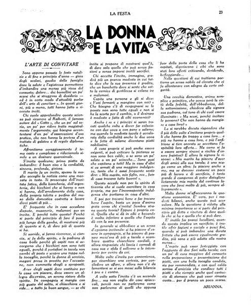 La festa rivista settimanale illustrata della famiglia italiana