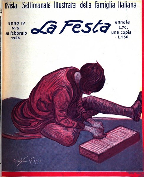 La festa rivista settimanale illustrata della famiglia italiana