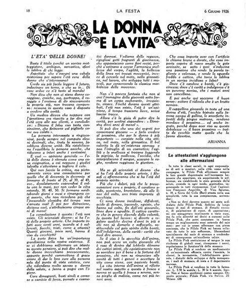 La festa rivista settimanale illustrata della famiglia italiana