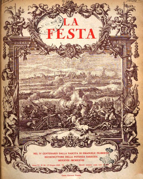 La festa rivista settimanale illustrata della famiglia italiana