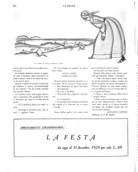 La festa rivista settimanale illustrata della famiglia italiana