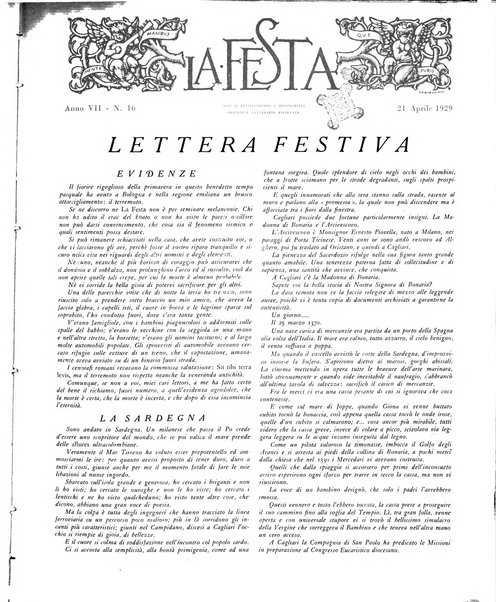 La festa rivista settimanale illustrata della famiglia italiana