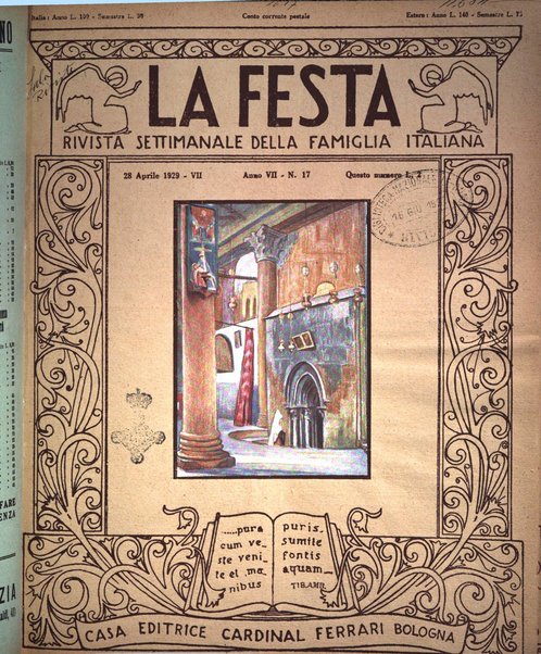 La festa rivista settimanale illustrata della famiglia italiana