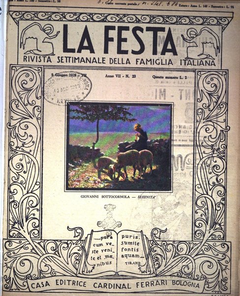 La festa rivista settimanale illustrata della famiglia italiana