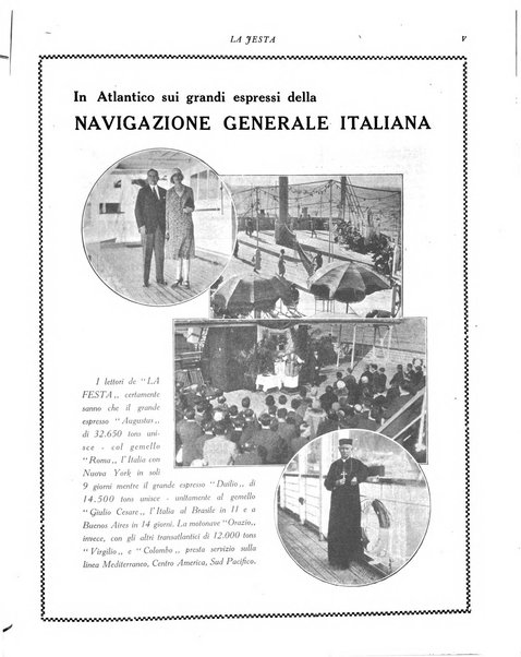 La festa rivista settimanale illustrata della famiglia italiana