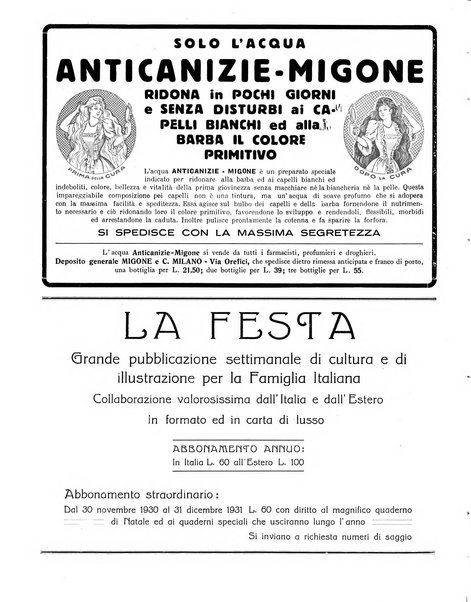 La festa rivista settimanale illustrata della famiglia italiana