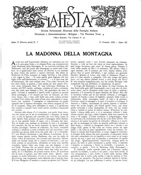 La festa rivista settimanale illustrata della famiglia italiana