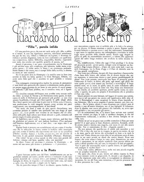 La festa rivista settimanale illustrata della famiglia italiana