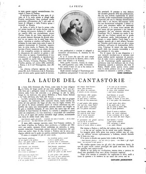 La festa rivista settimanale illustrata della famiglia italiana