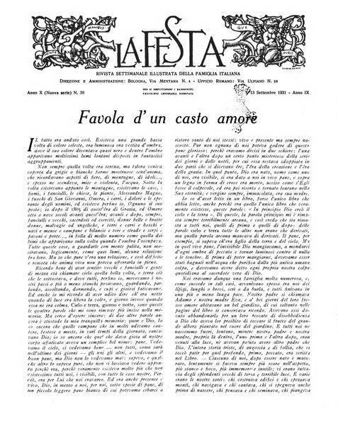 La festa rivista settimanale illustrata della famiglia italiana