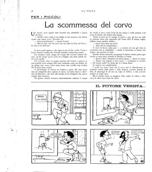 La festa rivista settimanale illustrata della famiglia italiana